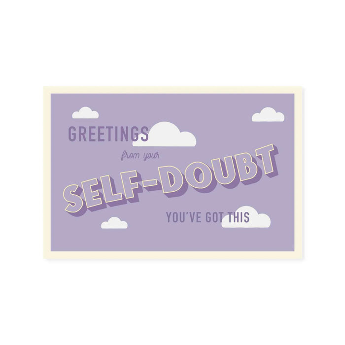 Self-Doubt Postcard