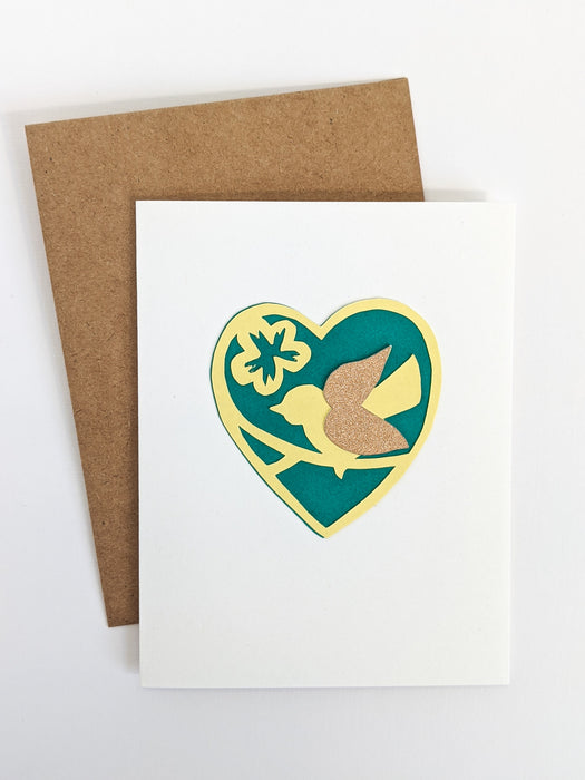 Golden Wings | Handmade Card