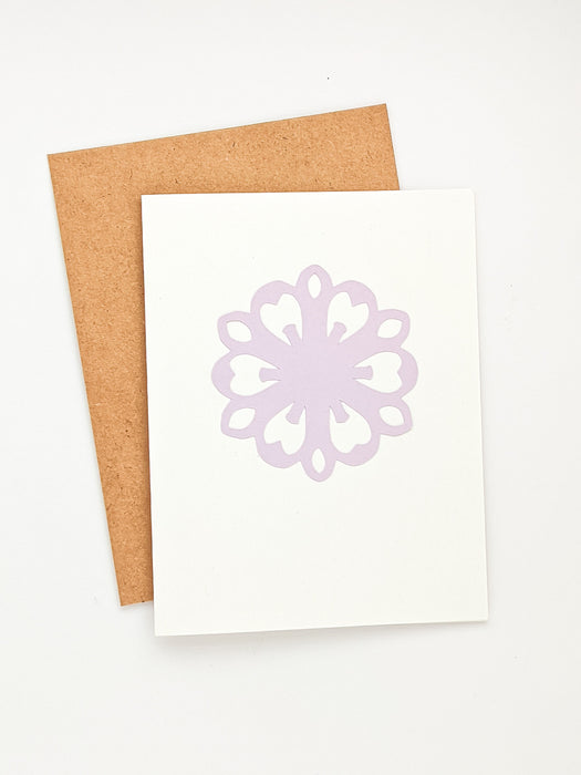 Sakura Purple | Handmade Card Set