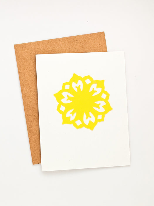Sakura Yellow | Handmade Card Set