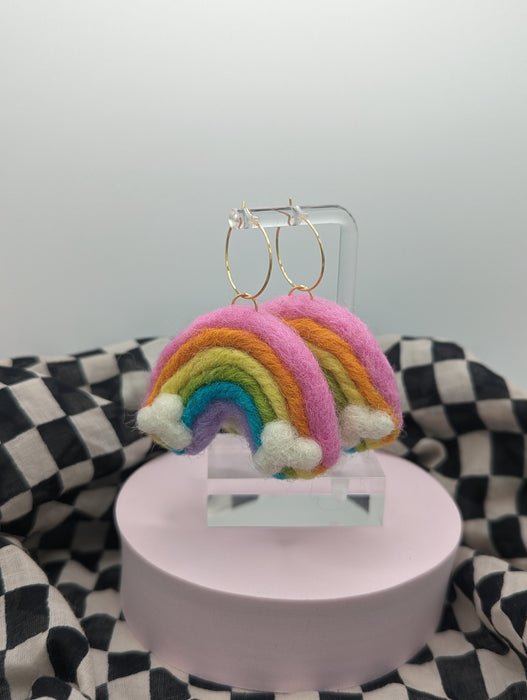 Pastel Rainbow Earrings