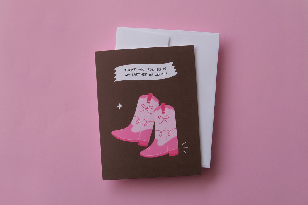Partner in Crime Card