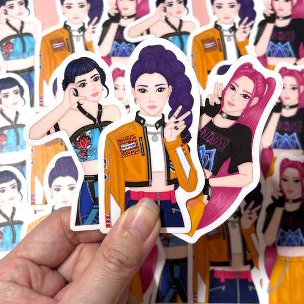 [WATERPROOF] Huntrix Zoey Vinyl Sticker Decal