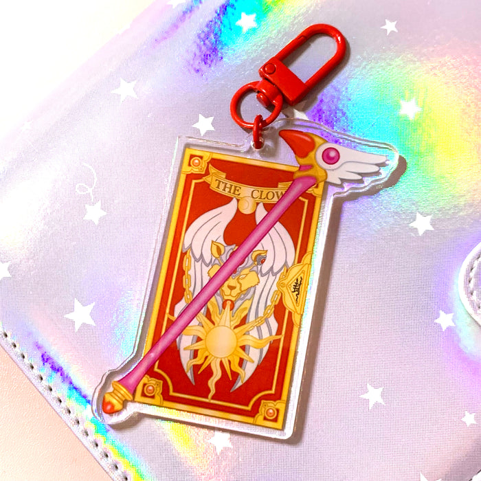 Cardcaptor Sakura - Clow Book Sealing Wand Acrylic Keychain