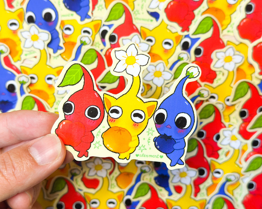 Pikmin Trio Sticker