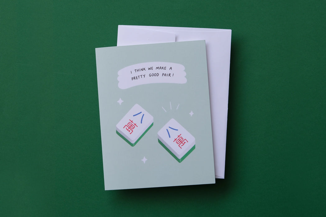 Pretty Good Pair Mahjong Card