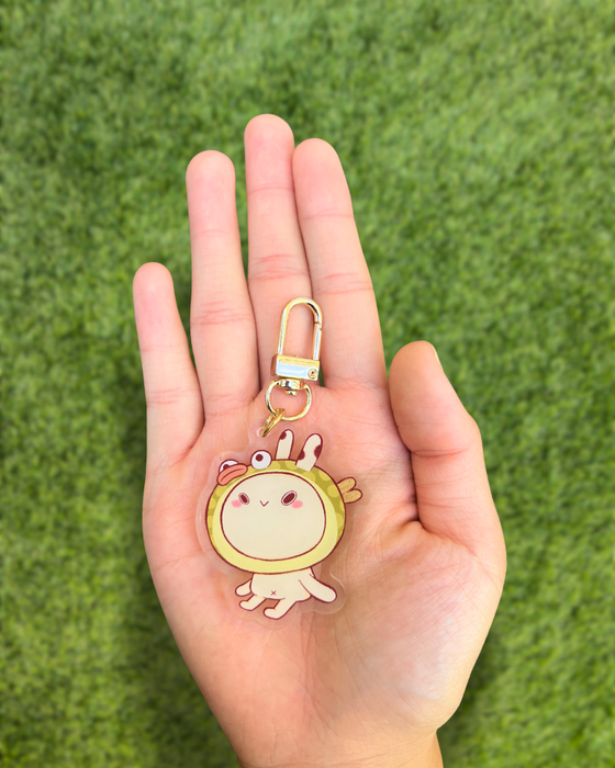 Puffer Bunny Keychains
