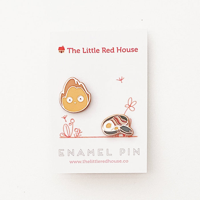 Calcifer Breakfast Pin