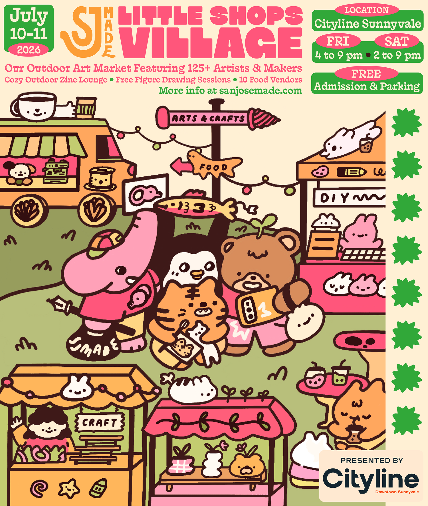 Our next big event: Little Shops Village (July)