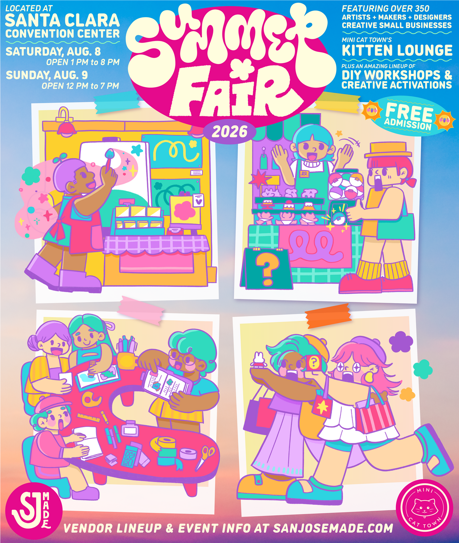 Our biggest event of the summer: SJMADE Summer Fair 2026!