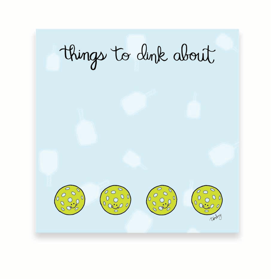Pickle ball sticky notes — San José Made