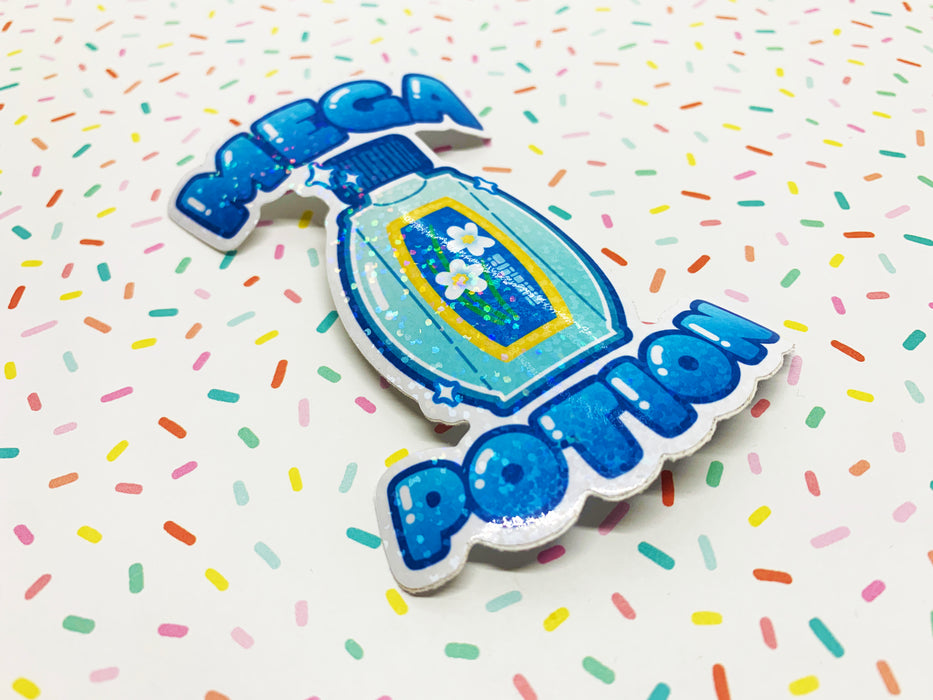 Sticker - White Flower Oil Mega Potion