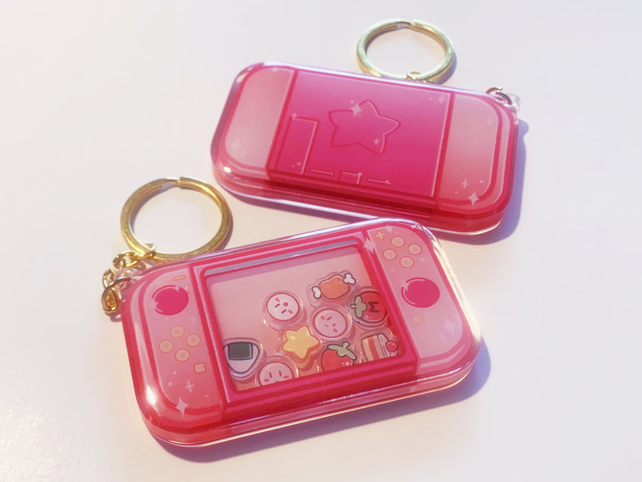 Switch Shaker Keychain - Kirby