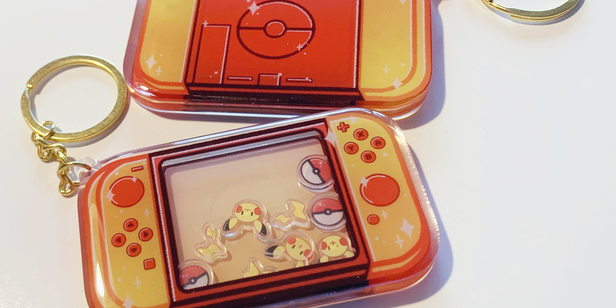 Switch Shaker Keychain - Pikachu — San José Made