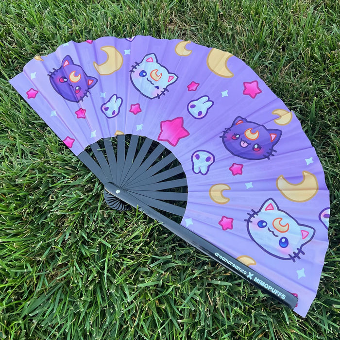 Sailor Moon Cats Lunar Lavendar Festival Fan