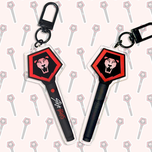 Saja Boys Light Stick Acrylic Keychain