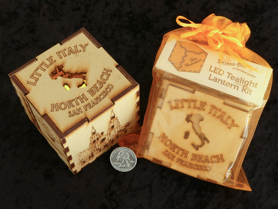 San Francisco North Beach Cube Lantern Kit