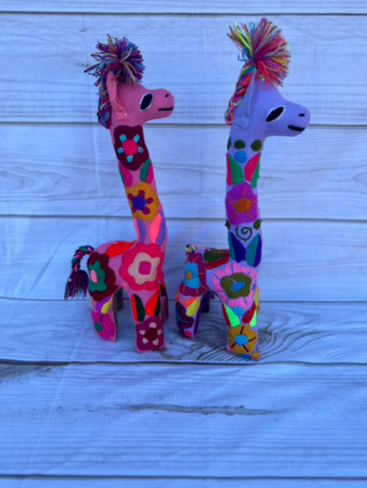 Giraffe Embroidered Plushie