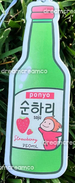 Strawberry Soju Ponyo Sticker