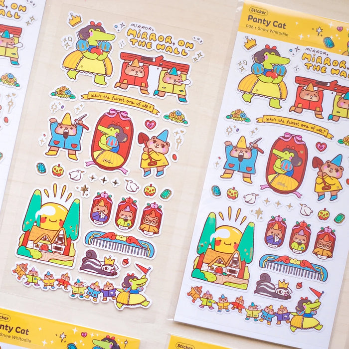 Snow Whit-odile Sticker Sheet