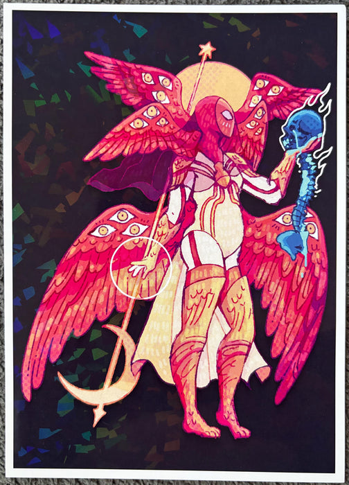 Spiderphim and Beelzebub - Holographic 5 x 7 Art Print