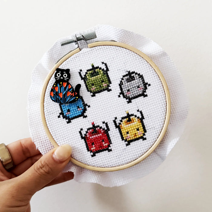 Stardew Valley Junimos - DIY Cross Stitch Kit
