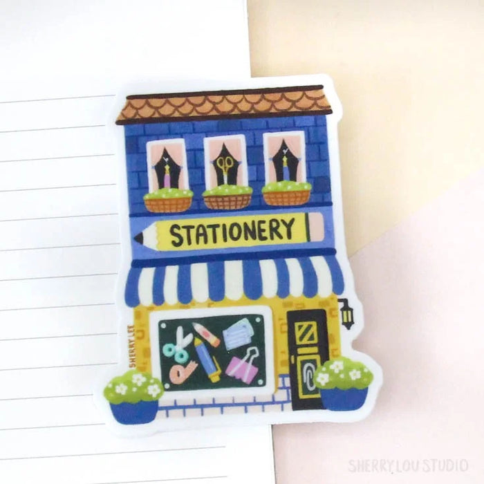 Stationery Shop Vinyl Sticker