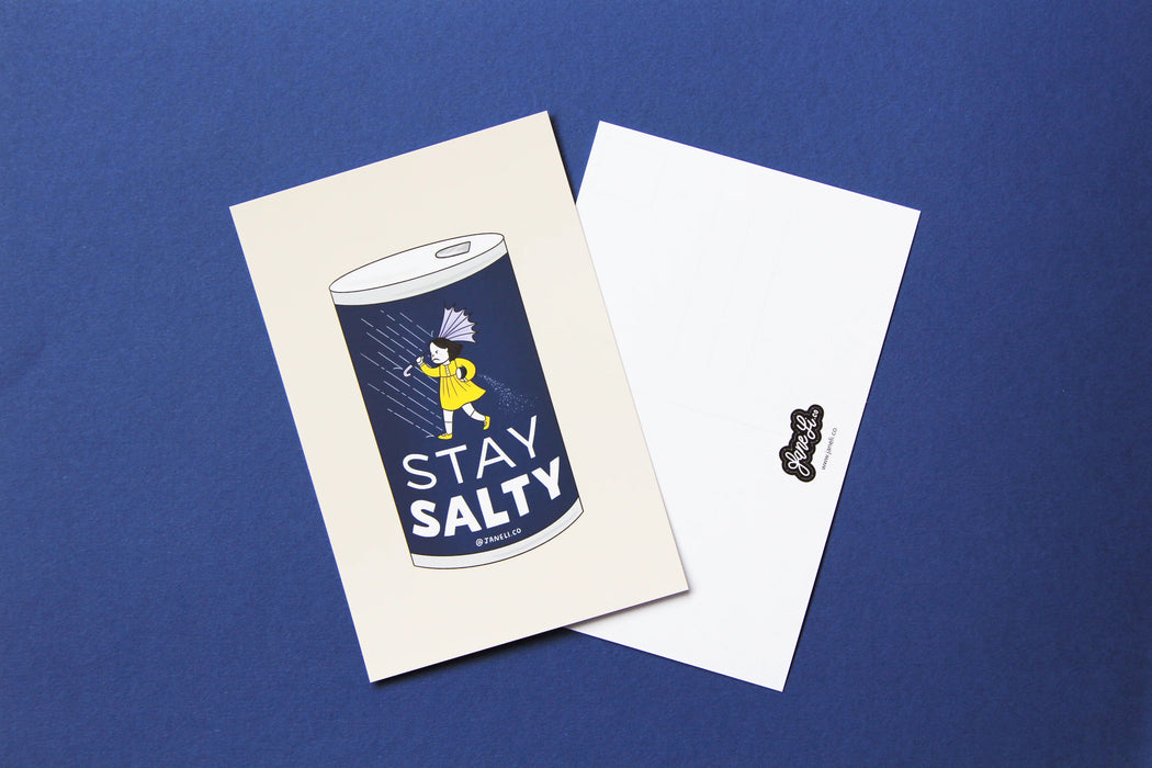 Stay Salty Postcard / Mini Print