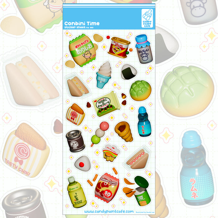 Sticker Sheet - Conbini Time