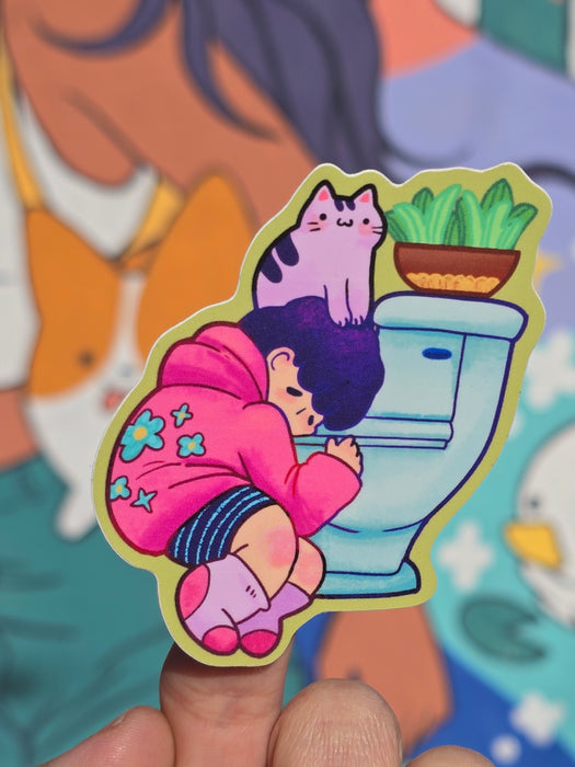 Suffering Sticker