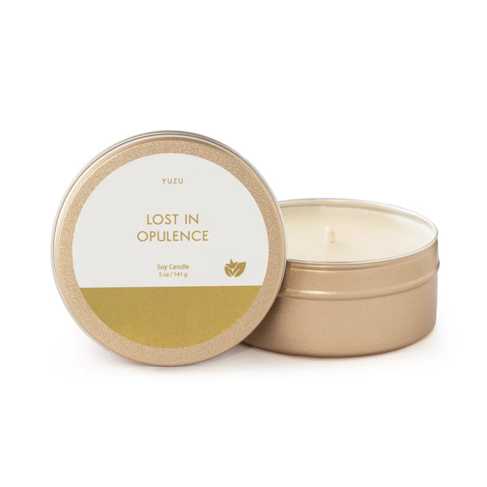Tin Candle (5 oz) - Lost in Opulence (Gold)
