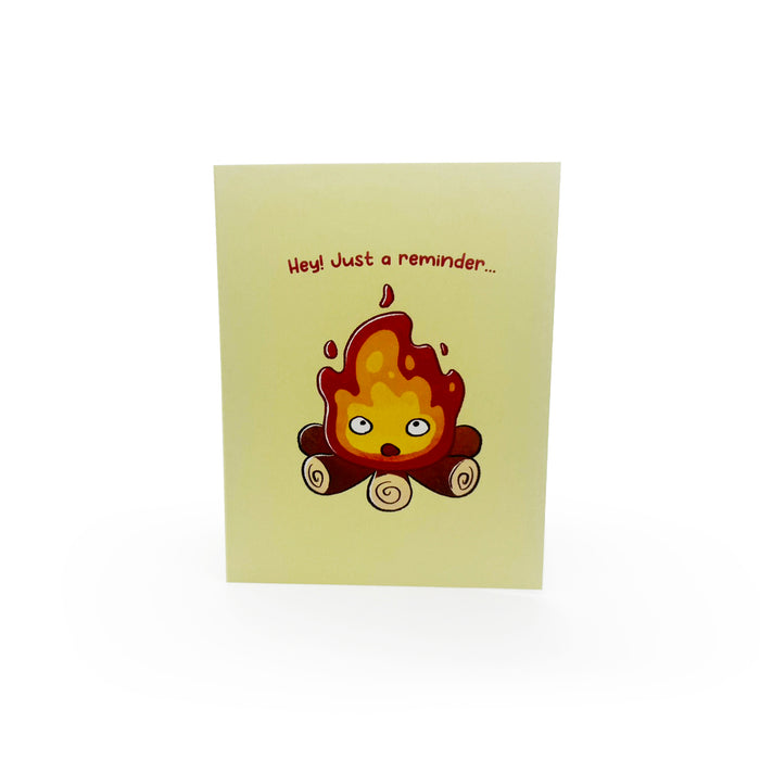 Thank You Card - Calcifer - Like Your Spark