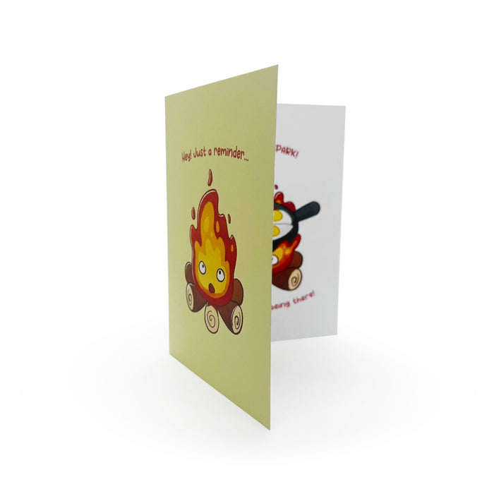 Thank You Card - Calcifer - Like Your Spark