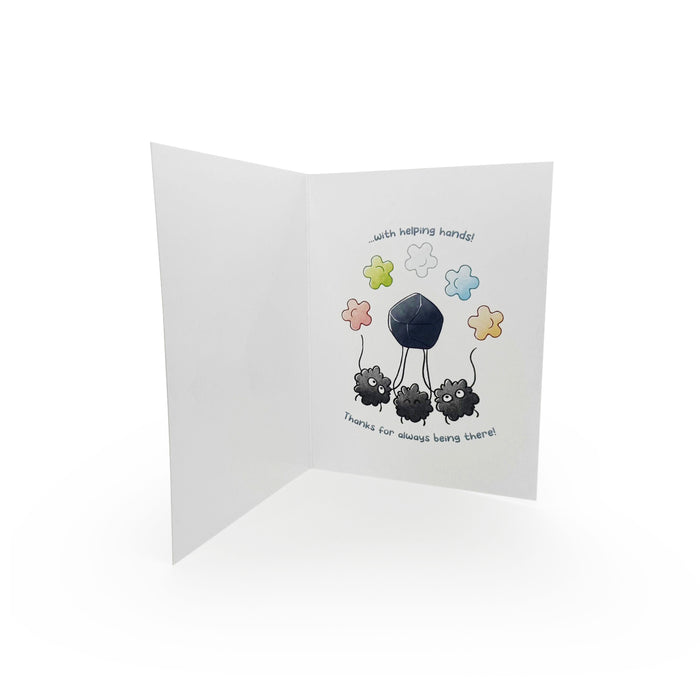 Thank You Card - Soot Sprite - Life is Better