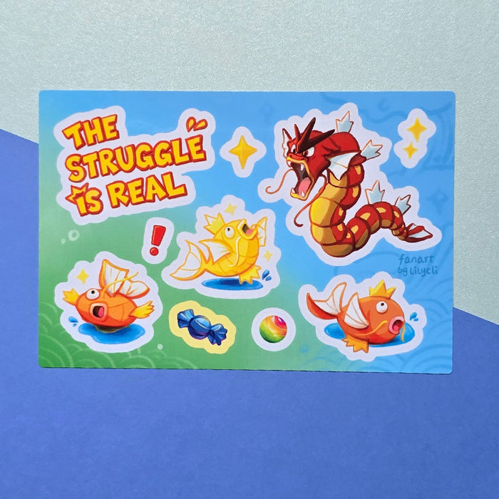 The Struggle is Real Sticker Sheet