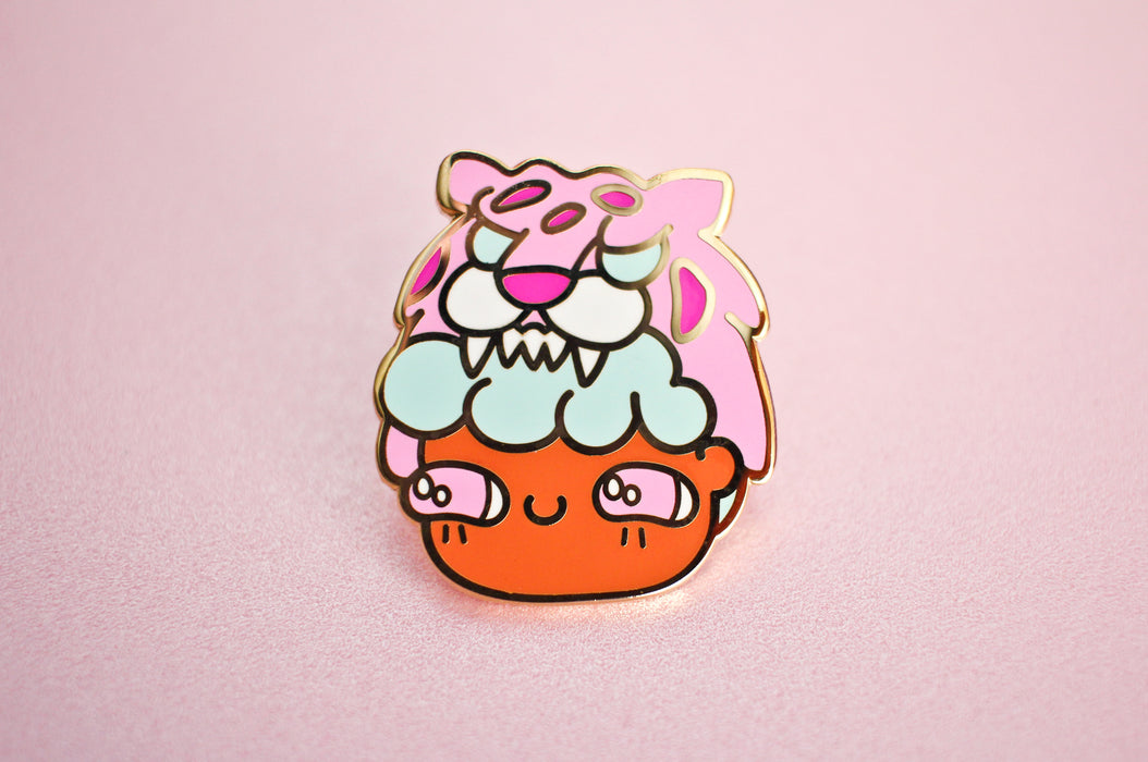 Tiger Chibi Enamel Pin