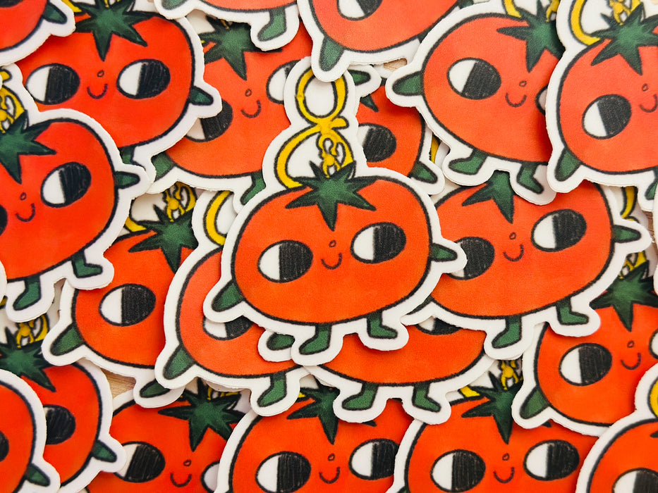Tomato Keychain Sticker