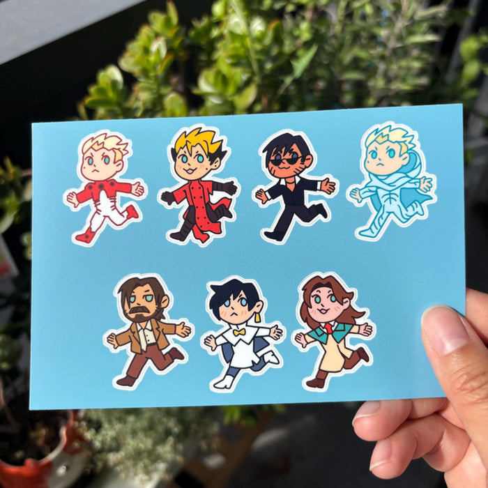 Trigun Chibi Sticker Sheet