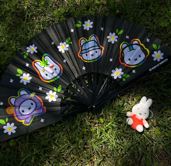 Trippy Miffy Festival Fan