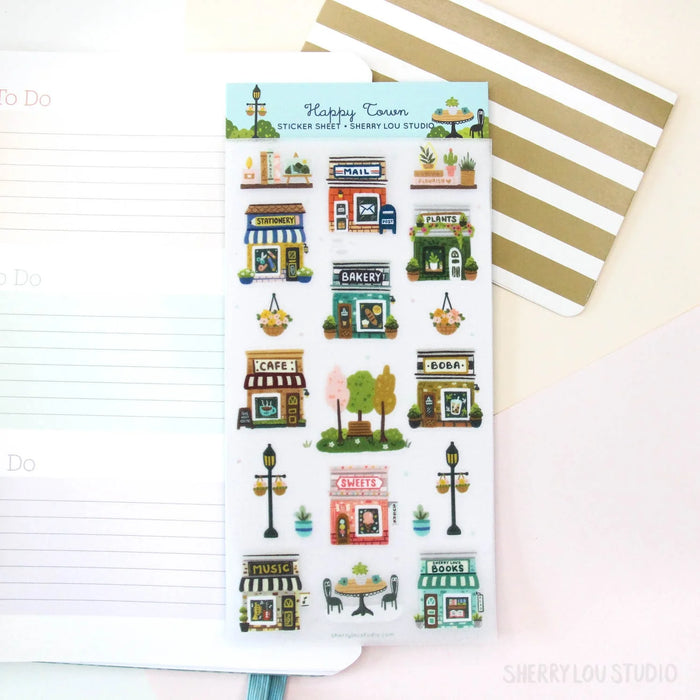 Little Shops Sticker Sheet