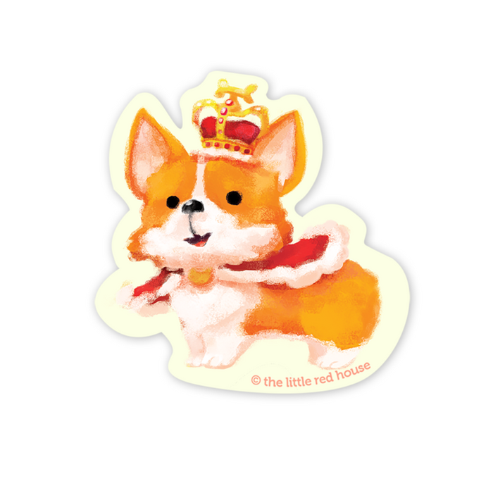 Royal Corgi Sticker