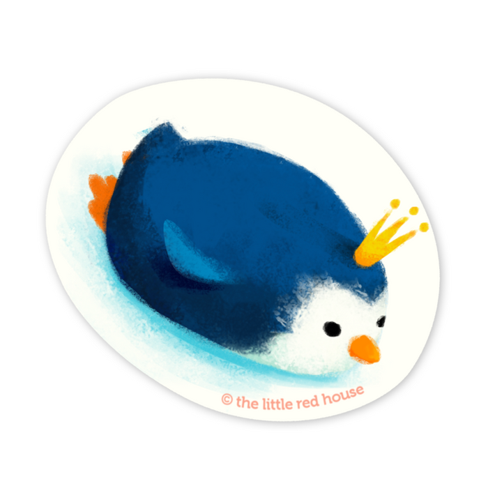 Penguin King Sticker