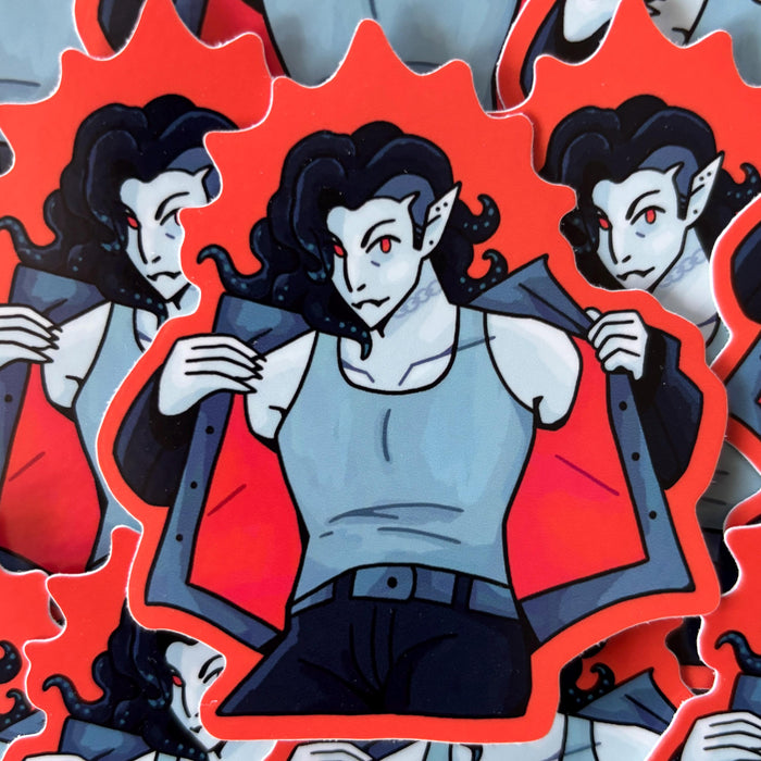 Vampire Mordecai Sticker
