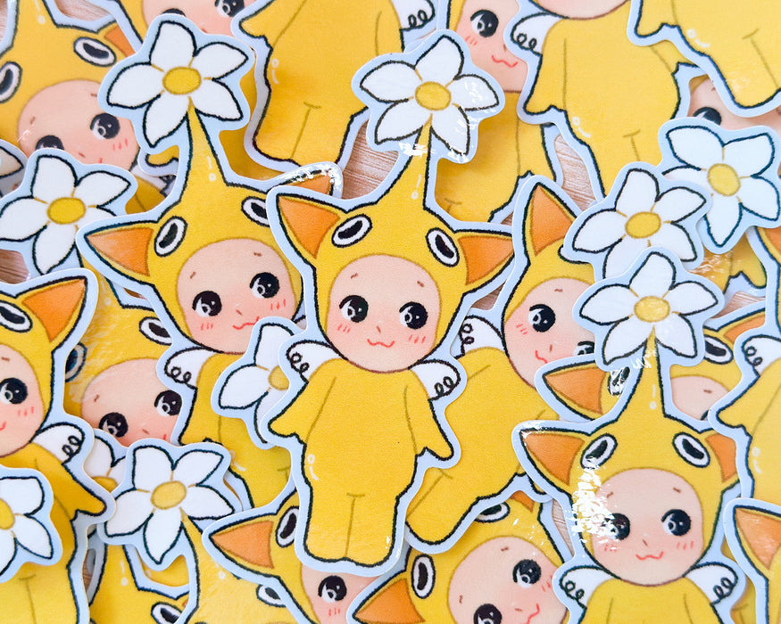 Yellow Pikmin Sonny Angel Sticker
