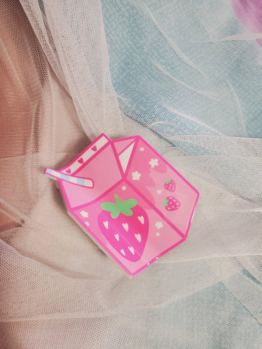 Strawberry Milk Hair Claw