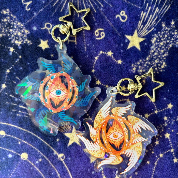Throne Holographic Keychain