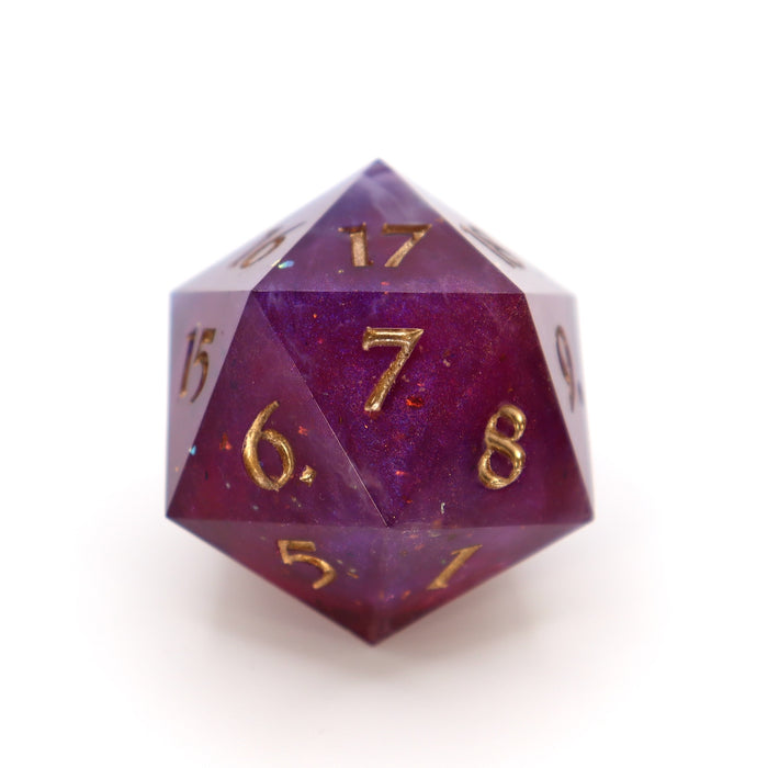 Handmade 30mm Resin D20 - Enthralled