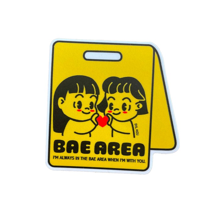 Bae Area Sticker Long Hair
