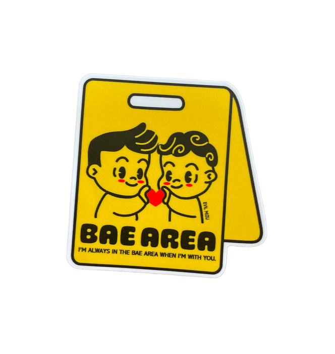 Bae Area Sticker Short Hair