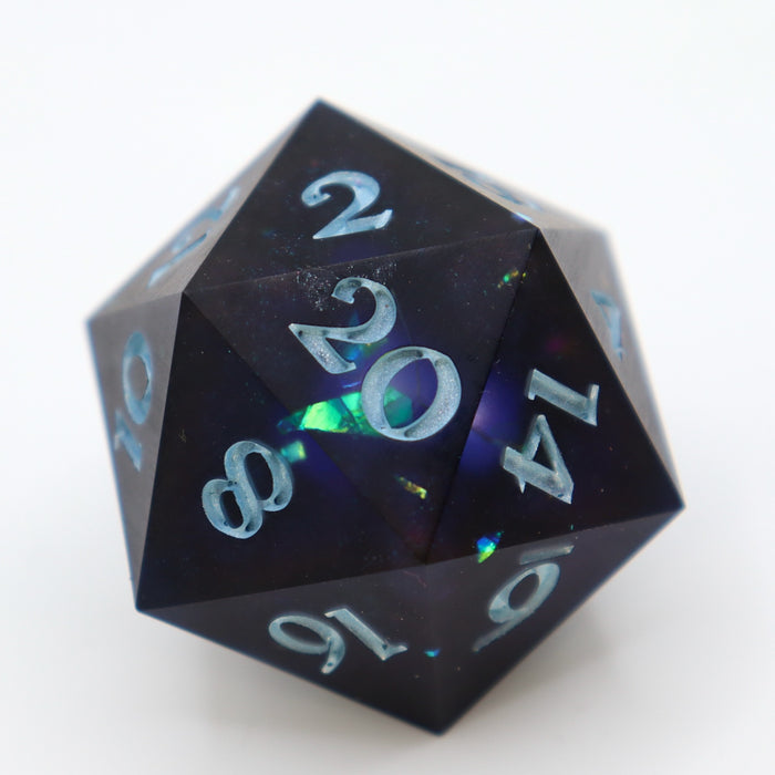 30mm Spindown D20 Chonk—Black Opal